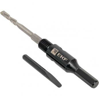 Адаптер EKF Hex M16 с центровочным сверлом Expert Адаптер EKF Hex M16 с центровочным сверлом Expert