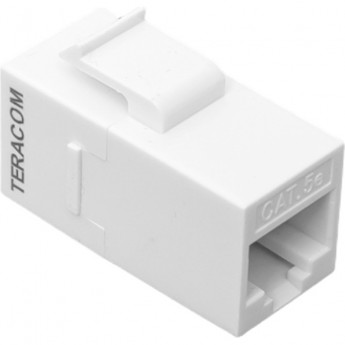 Адаптер проходной EKF TERACOM Cat.5E неэкранированный RJ45-RJ45 тип Keystone белый Адаптер проходной EKF TERACOM Cat.5E неэкранированный RJ45-RJ45 тип Keystone белый