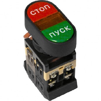 Кнопка EKF PROXIMA APBB-22N "Пуск-Стоп" овальная 220В NO+NC Кнопка EKF PROXIMA APBB-22N "Пуск-Стоп" овальная 220В NO+NC