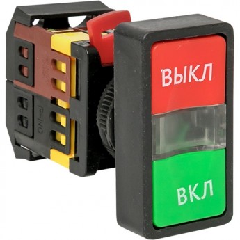 Кнопка EKF PROXIMA AS-22N "Пуск-Стоп" прямоугольная 220В NO+NC Кнопка EKF PROXIMA AS-22N "Пуск-Стоп" прямоугольная 220В NO+NC