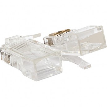 Коннектор EKF RJ-45 TERACOM PRO неэкранированный 8P8C 30мкд Cat.5E универсальный (упак.10шт) Коннектор EKF RJ-45 TERACOM PRO неэкранированный 8P8C 30мкд Cat.5E универсальный (упак.10шт)