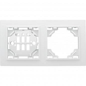 Рамка 2-местная EKF BASIC МИНСК горизонтальная белая