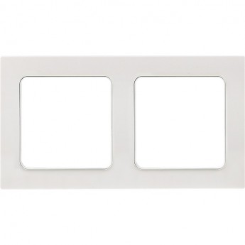 Рамка 2-местная EKF PROXIMA СТОГКОЛЬМ белая