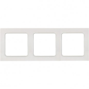 Рамка 3-местная EKF PROXIMA СТОГКОЛЬМ белая