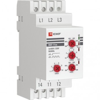 Реле контроля фаз EKF PROXIMA RKF-11m Реле контроля фаз EKF PROXIMA RKF-11m