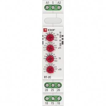 Реле времени EKF PROXIMA RT-2C 12-240В (2 регулир. порога времени 2 исп. конт.) Реле времени EKF PROXIMA RT-2C 12-240В (2 регулир. порога времени 2 исп. конт.)