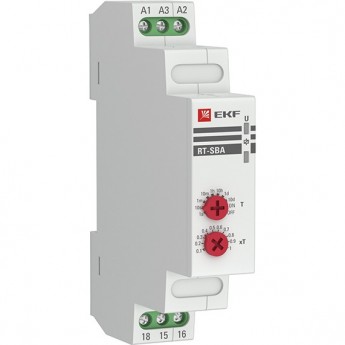 Реле времени EKF PROXIMA RT-SBA (задержка времени включ.) Реле времени EKF PROXIMA RT-SBA (задержка времени включ.)