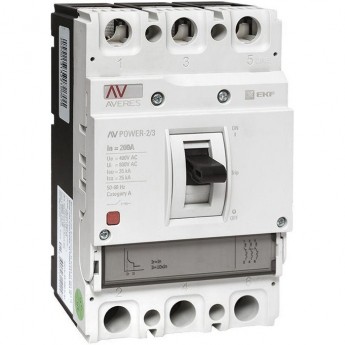 Выключатель автоматический EKF 3п 200А 35кА AV POWER-2/3 TR AVERES EKF mccb-23-200-TR-av